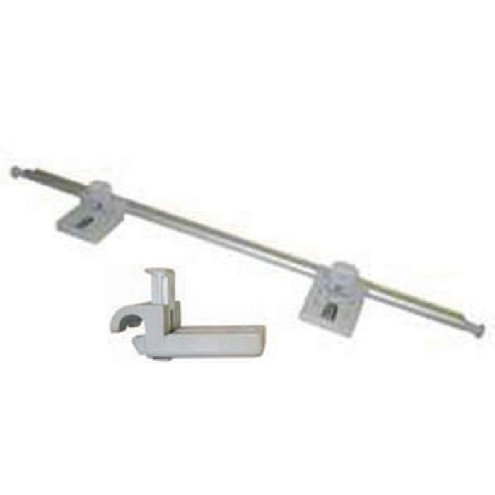 TABLE SLIDE RAIL KIT MADE UP BLACK OF 4 PLUGS/2 BRKTS/2 RAILS